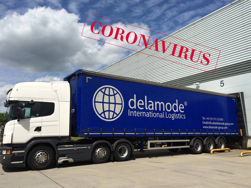 Деламод извършва превоз на товари в условията на пандемия от коронавирус