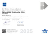 Delamode Bulgaria OOD Receives IATA Certificate for Air Cargo Transportation