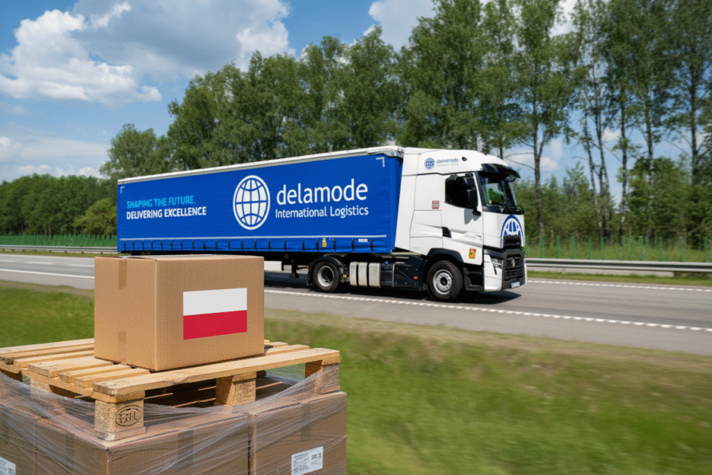 SENT krovinių gabenimas Delamode Baltics
